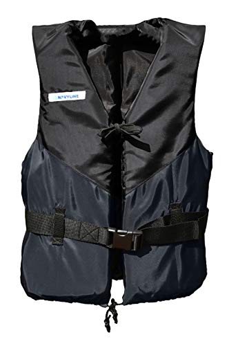 Navyline Unisex 50N Schwimmhilfe Schwimmweste, Farbe:Navyblau, Größe:70-90kg Navyline Unisex 50N Schwimmhilfe Schwimmweste, Farbe:Navyblau, Größe:70-90kg von Navyline