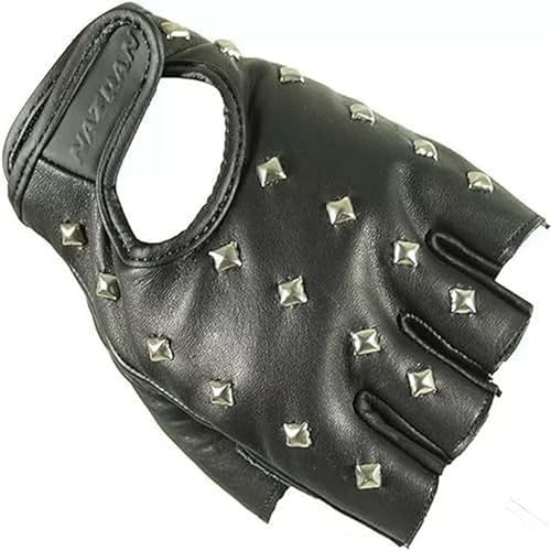 Nazran Fingerlose Motorradhandschuhe mit Nieten Leder 3XL Nazran Fingerlose Motorradhandschuhe mit Nieten Leder 3XL von Nazran