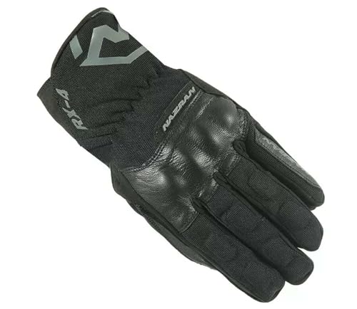 Nazran RX-4 Motorradhandschuhe wasserdichte Schwarz L von Nazran