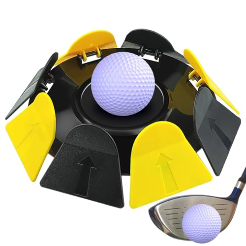 Nbbwwu Golflochbecher – Alldirektionales Golf-Übungsloch | Golf-Übungslochbecher, Golf-Putting-Genauigkeitstrainer für Hinterhofübungen, Putting Grün von Nbbwwu