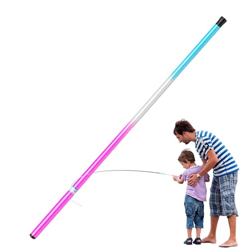 Nbbwwu Ultraleichte Angelrute, kleine einziehbare Angelruten - Ultraleichte Streamrute | Ultraleichte Bachrute, Garnelen- und Kinderangelrute für Kinder, Mini-Bachrute von Nbbwwu
