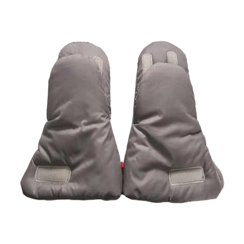 Nbbwwu Warme Kinderwagen-Handschuhe, extra dick, Fleece, gemütlicher Handmuff für Kinderwagen, Kutschen-Handmuffs, Kinderwagen-Zubehör, multifunktionale Golfwagen-Fäustlinge für Einkaufswagen von Nbbwwu