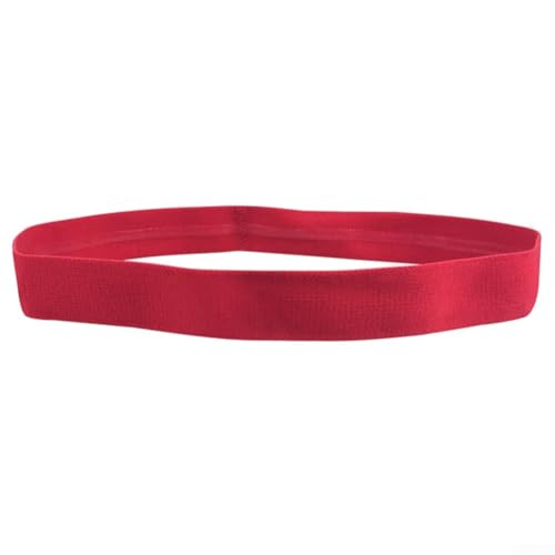 Outdoor-Sport-Stirnband, elastisch, rutschfestes Design für Komfort und Leistung (rot) von NbgrvB