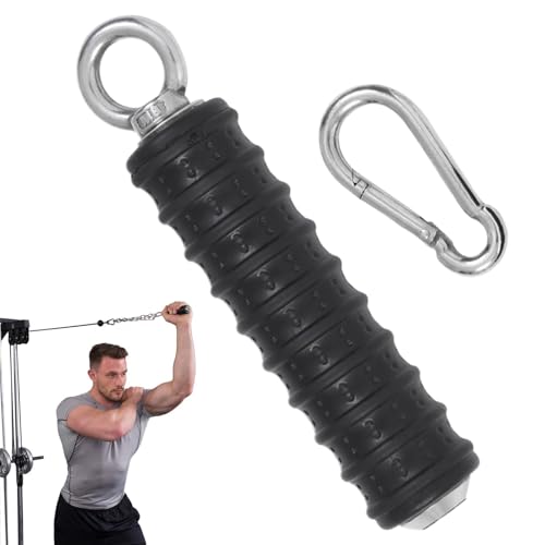 Gym-Kabelgriffe,Gym-Griffe für Kabel - Pull-Up-Gym-Griff,Einzelkabelgriffe für Fitnessgeräte, rutschfeste Griffkabelbefestigung, multifunktionale Kabelbefestigungen für das Fitnessstudio von Nbhuiakl