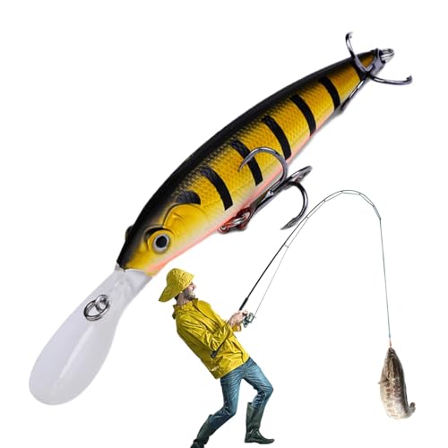 Köder für Salzwasser, 12,5 cm, Angelköder für Barsch, Mehrzweck-Angelsachen, Angelköder für eine Vielzahl von Gewässern Köder für Salzwasser, 12,5 cm, Angelköder für Barsch, Mehrzweck-Angelsachen, Angelköder für eine Vielzahl von Gewässern von Nbhuiakl