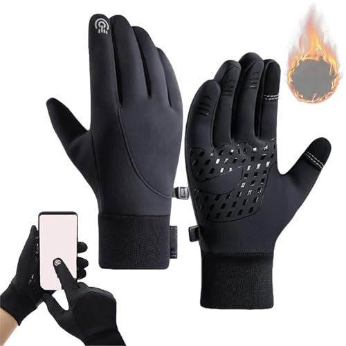 Nbzsmlkn Dodorado-Handschuhe, Dodorado Premium Thermo-Handschuhe, Unisex-Winterhandschuhe Mit Warmem, Wasserdichtem Touchscreen, Touchscreen-Handschuhe Mit Warmem Touchscreen (Schwarz,M) von Nbzsmlkn