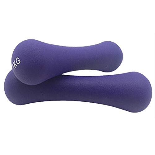 Fitness 1 Kg Neopren Paar Kurzhanteln - Kurzhantelgewicht Für Heim- Und Fitness-Fitness-Training,1kg*1 von Nealpar