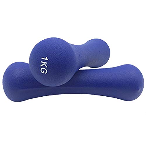 Neopren Hanteln Gewicht Fitness Hantel Set 1-2Kg Neopren Hantel Set Gewichtheben Hantel Set Für Männer Und Frauen,2kg*1 von Nealpar