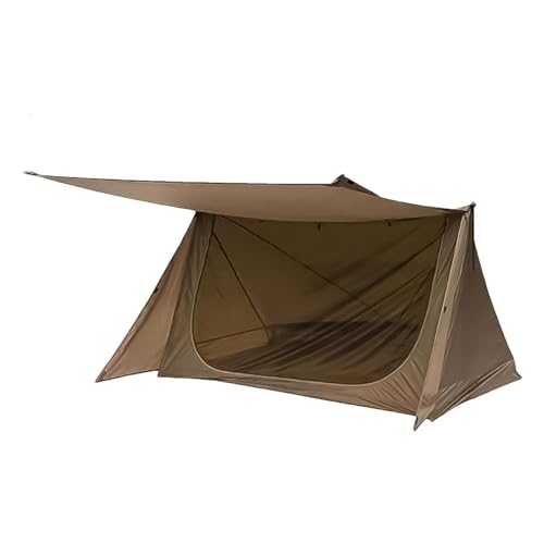 Neamou Ultraleichtes Zelt,Ultraleichtes Zelt - Campingzelt ohne Stange - Leichtes Rucksackzelt für Outdoor-Camping, Wandern und Radfahren, freistehende Überdachungszelte für 1 oder 2 Personen von Neamou