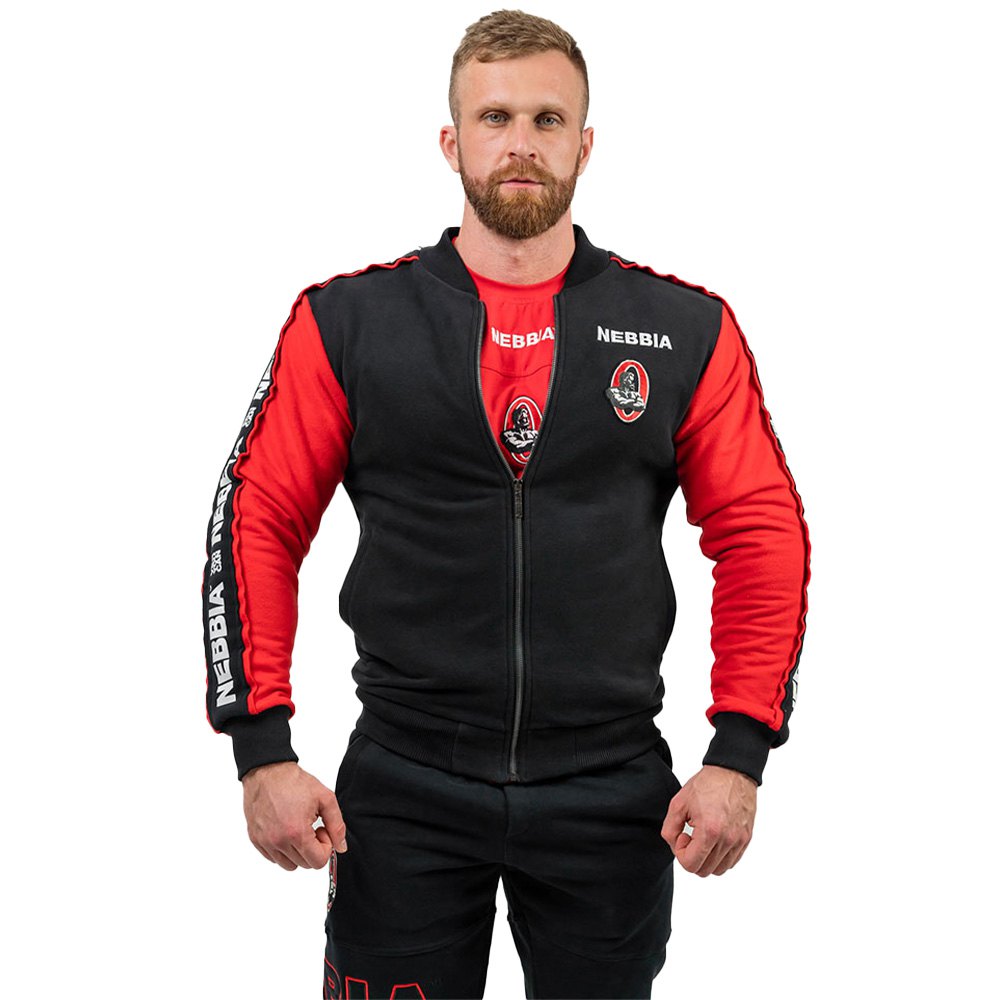 Nebbia Bomber Legend Of Today Full Zip Sweatshirt Schwarz L Mann von Nebbia