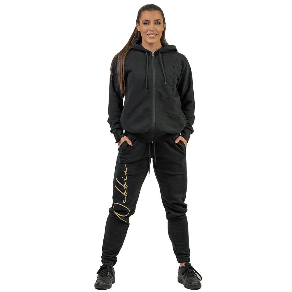 Nebbia Classic Intense Signature Hoodie Schwarz M Frau von Nebbia