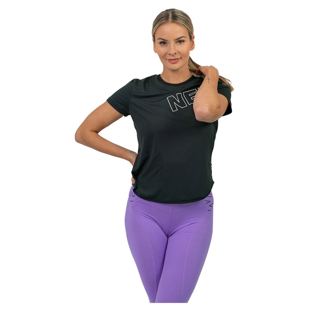 Nebbia Fit Activewear Functional 440 Short Sleeve T-shirt Lila S Frau von Nebbia