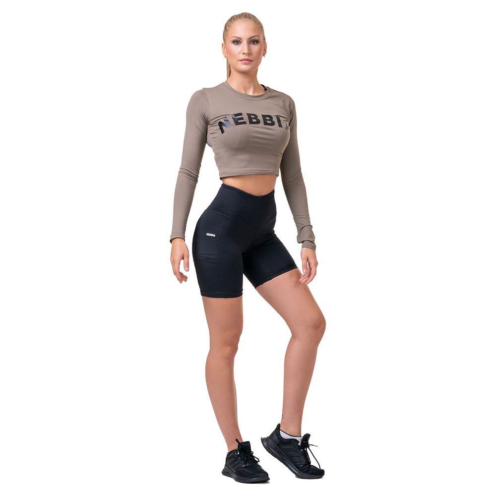 Nebbia Fit & Smart 575 Short Leggings Schwarz M Frau von Nebbia