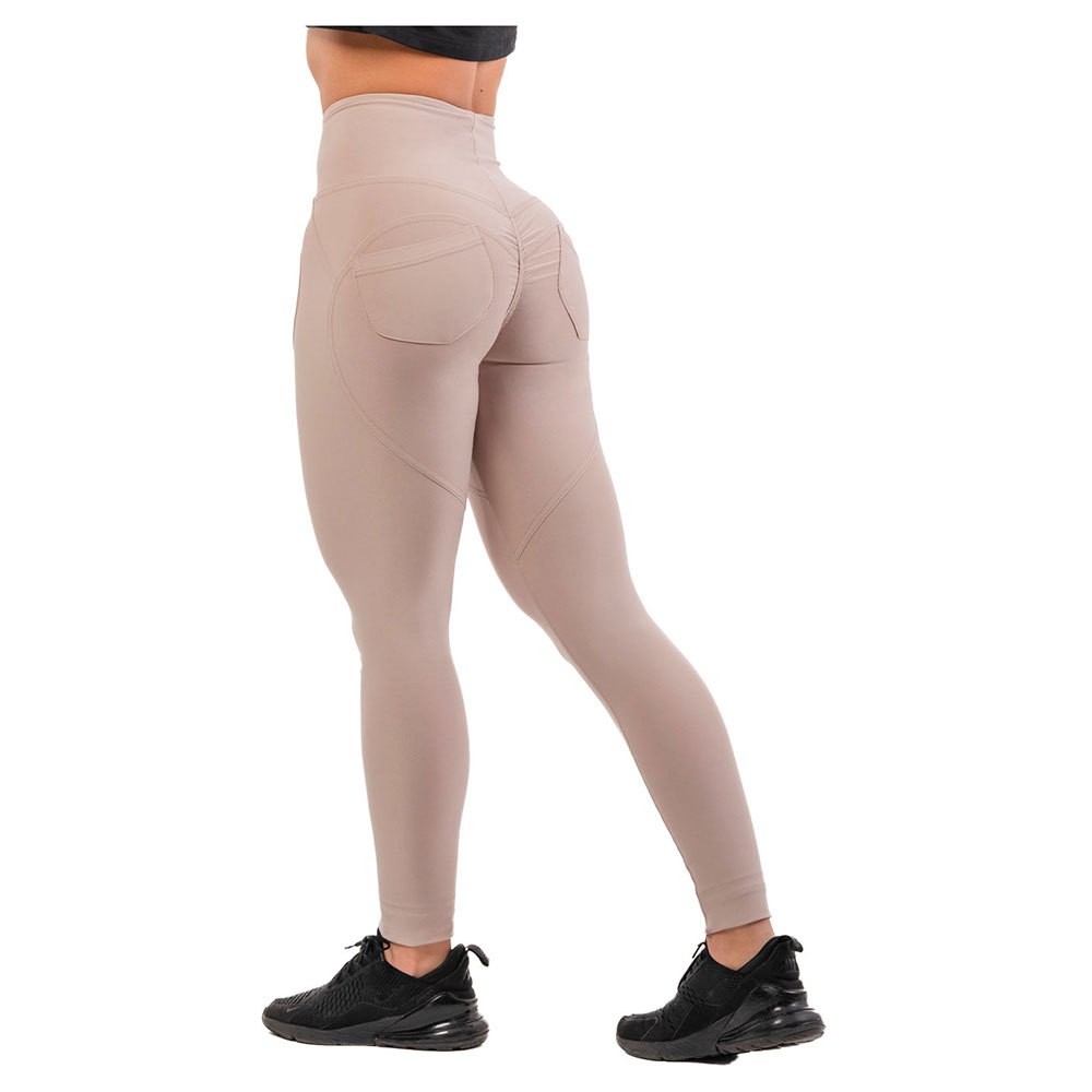 Nebbia High Waist & Lifting Effect Bubble Butt 587 Leggings Beige M Frau von Nebbia