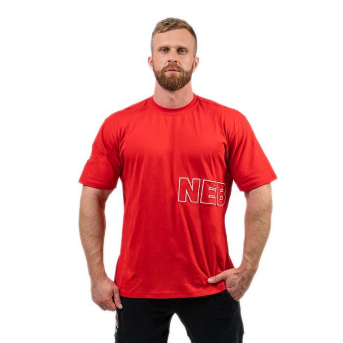 Nebbia Loose Dedication Short Sleeve T-shirt Rot XL Mann von Nebbia