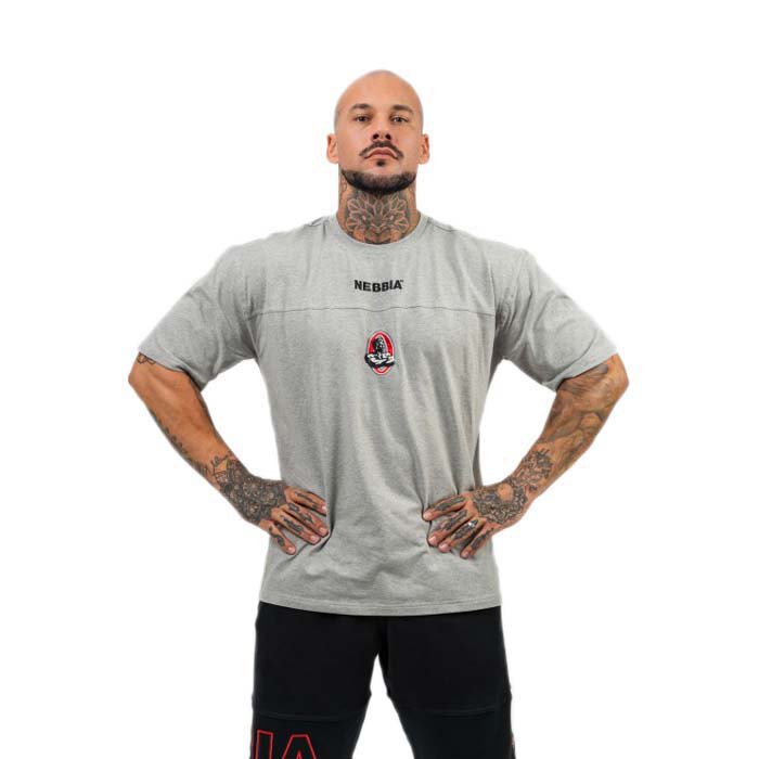 Nebbia Loose Legendary Short Sleeve T-shirt Grau M Mann von Nebbia