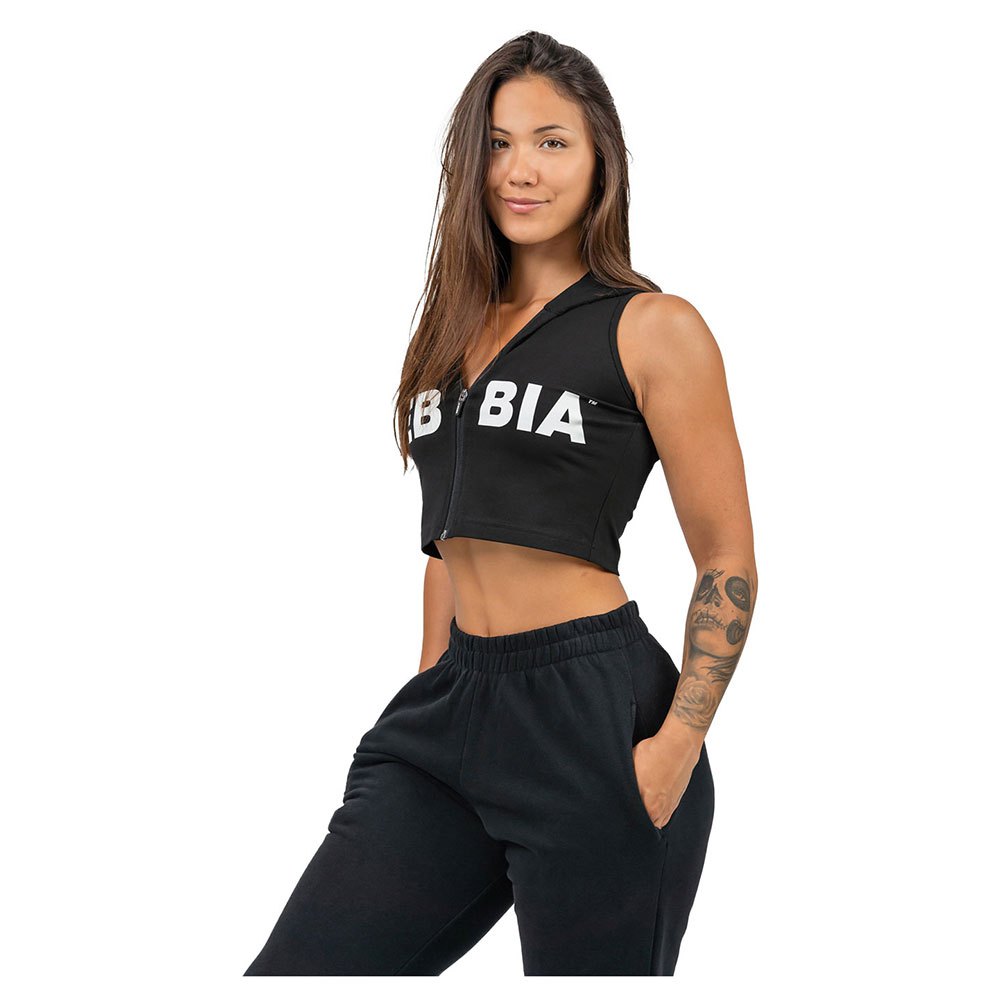 Nebbia Muscle Mommy Short Sleeve Sweatshirt Schwarz S Frau von Nebbia