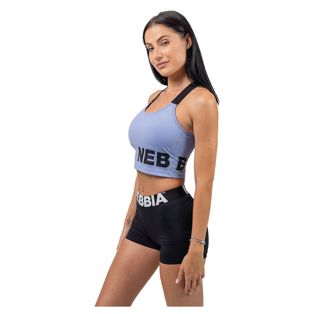 Nebbia Padded High-impact Gym Time Sports Top High Support Lila S Frau von Nebbia