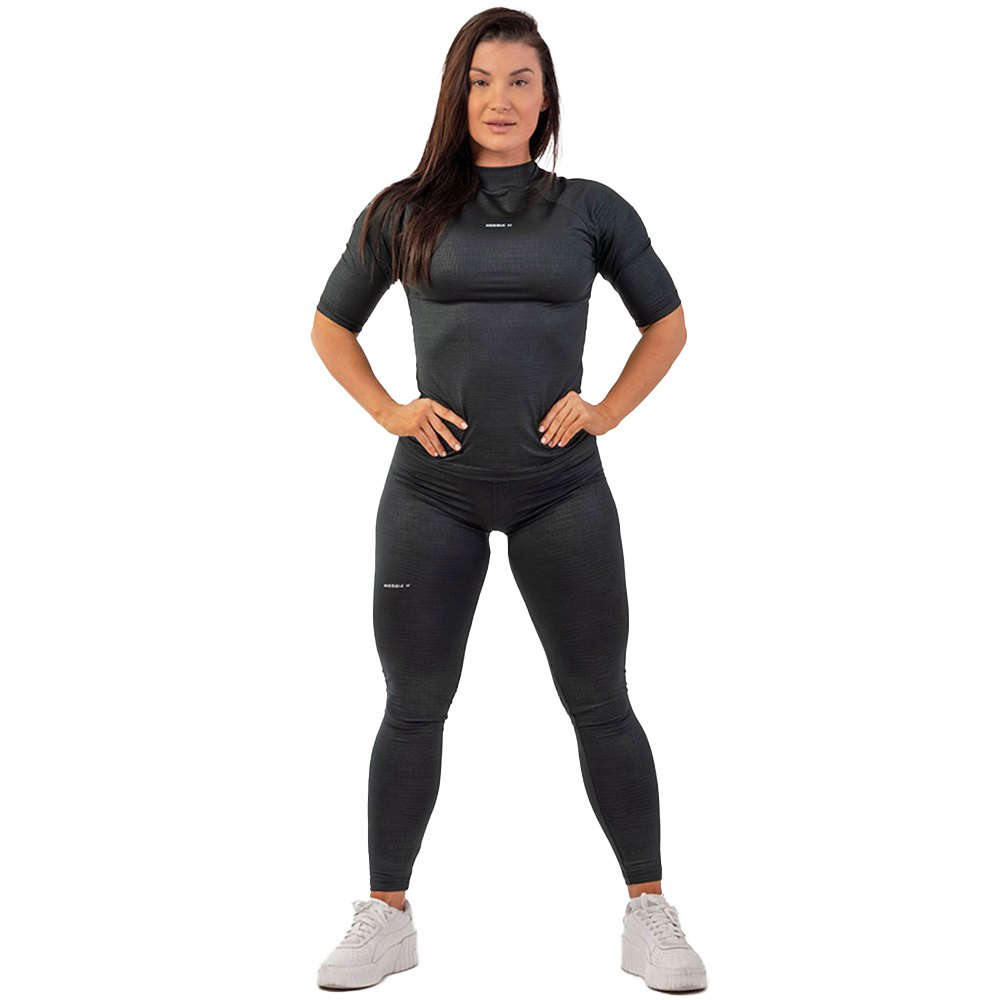 Nebbia Python Snakeskin 416 Short Sleeve T-shirt Schwarz L Frau Nebbia Python Snakeskin 416 Short Sleeve T-shirt Schwarz L Frau von Nebbia