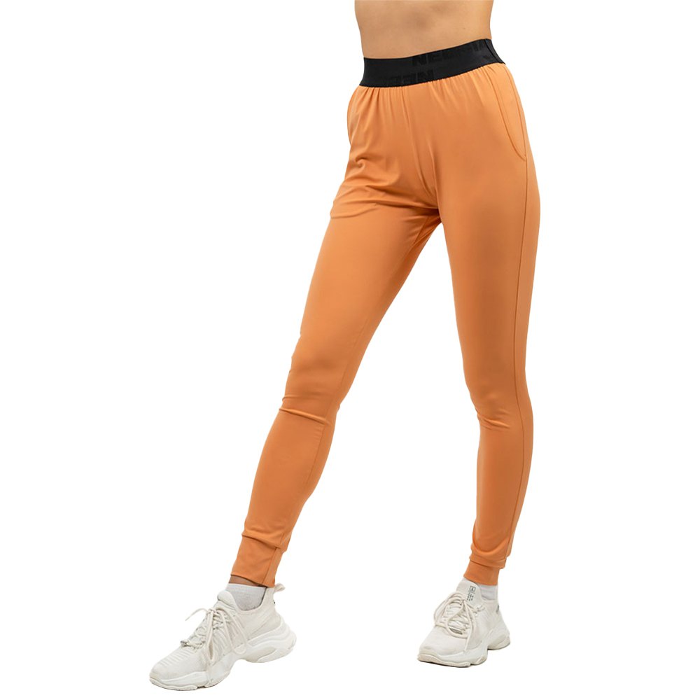Nebbia Slim Fit Gym Spirit Leggings Orange L Frau von Nebbia