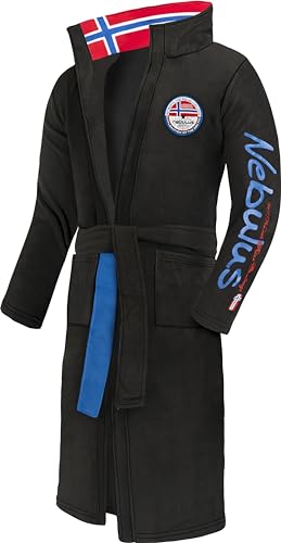 Nebulus Herren Bademantel MORNING, Fleece Wellnessmantel für Männer | Flauschiger Morgenmantel & Saunamantel Nebulus Herren Bademantel MORNING, Fleece Wellnessmantel für Männer | Flauschiger Morgenmantel & Saunamantel von Nebulus