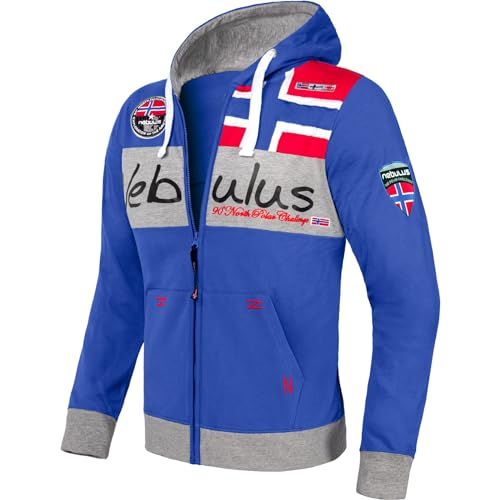 Nebulus Herren Sweatjacke NAPA, Übergangsjacke, Freizeitjacke, kobalt, Größe M von Nebulus