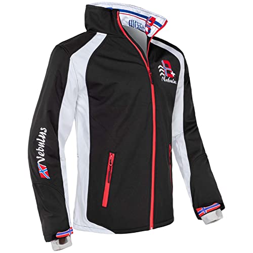 Nebulus Herren Skijacke Viggo, warme Softshelljacke, praktische und vielseitige Winterjacke, schwarz-weiß - XL Nebulus Herren Skijacke Viggo, warme Softshelljacke, praktische und vielseitige Winterjacke, schwarz-weiß - XL von Nebulus
