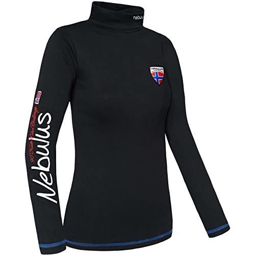 Nebulus Damen Rolli Warmer, Rollkragen, Langarm, schwarz - XL/42 Nebulus Damen Rolli Warmer, Rollkragen, Langarm, schwarz - XL/42 von Nebulus