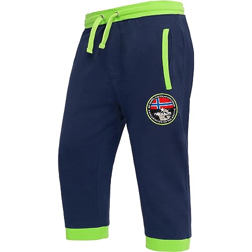 Nebulus Sweat Pant Capri Herren, Navy-Lime - M Nebulus Sweat Pant Capri Herren, Navy-Lime - M von Nebulus