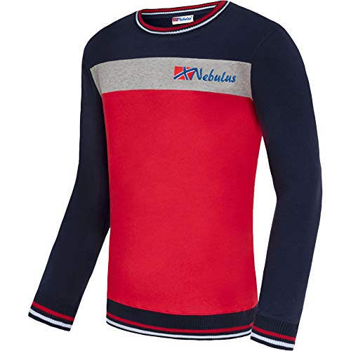 Nebulus Sweater PAUI Herren (Model: P5030 - Herren, Navy-rot; Größe: M) FBA von Nebulus