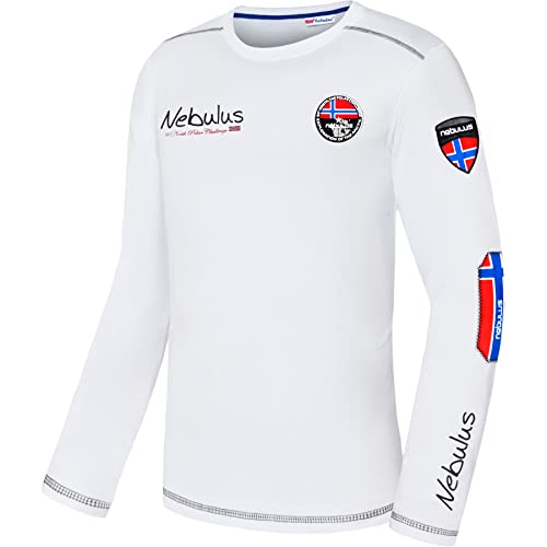 Nebulus Herren Sweatshirt Boogy, Longsleeve, Langarmshirt, weiß - XXL Nebulus Herren Sweatshirt Boogy, Longsleeve, Langarmshirt, weiß - XXL von Nebulus