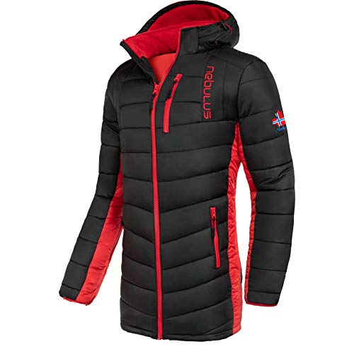 Nebulus Wintermantel COATY Herren (Model: P4926 - Herren, schwarz-rot; Größe: XL) FBA von Nebulus