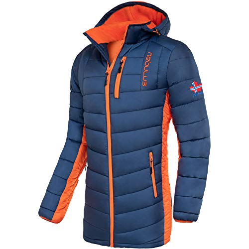 Nebulus Wintermantel COATY Herren (Model: P5146 - Herren, Navy-orange; Größe: M) FBA von Nebulus