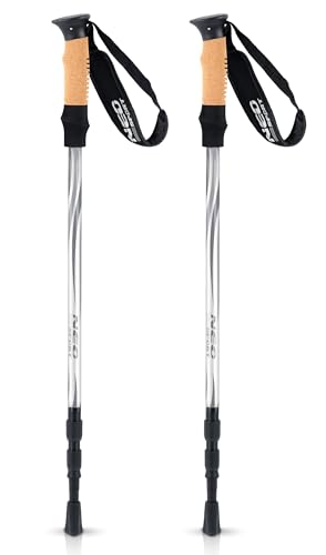 Neo-Sport Walking Stöcke Wanderstöcke Mit Korkgriff Aluminium Teleskop Verstellbar 65-135 cm 2 Stück Hellgrau Neo-Sport Walking Stöcke Wanderstöcke Mit Korkgriff Aluminium Teleskop Verstellbar 65-135 cm 2 Stück Hellgrau von Neo-Sport