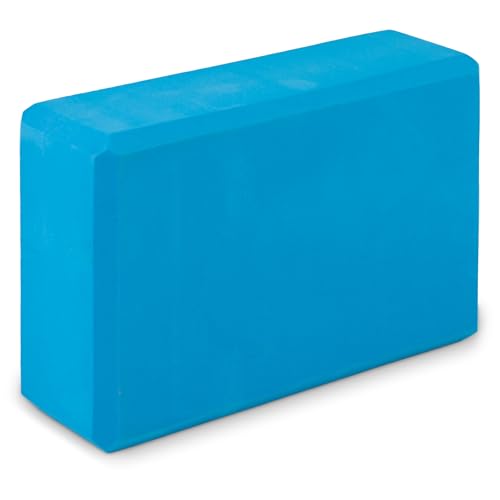 Neo-Sport Yoga Block Yogablock Yogaklotz Klotz Würfel Eva Schaum Rutschfest Leicht Wasserdicht 23 x 15 x 8 cm Stabil Anfänger Und Fortgeschrittene Pilates Stretching Blau von Neo-Sport