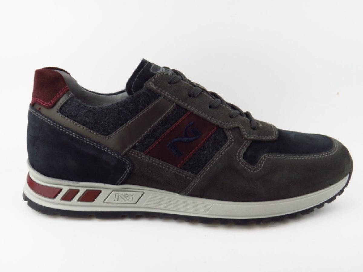 Nero Giardini Nubuk/Filz grau/blau Sneaker Nero Giardini Nubuk/Filz grau/blau Sneaker von Nero Giardini