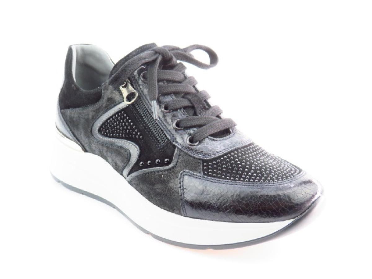 Nero Giardini schwarz Reißvers. Sneaker Nero Giardini schwarz Reißvers. Sneaker von Nero Giardini