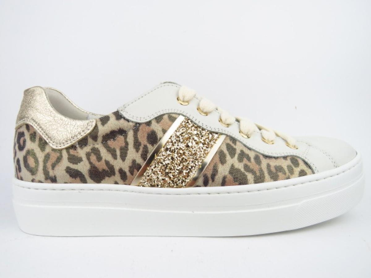 Nero Giardini weiss/golb Leo Sneaker Nero Giardini weiss/golb Leo Sneaker von Nero Giardini