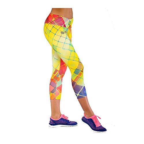 Nessi Damen 3/4 Leggings OSTK Laufhose Fitnesshose Atmungsaktiv Gelbkariert - 01 Gelbkariert, S/M Nessi Damen 3/4 Leggings OSTK Laufhose Fitnesshose Atmungsaktiv Gelbkariert - 01 Gelbkariert, S/M von Nessi