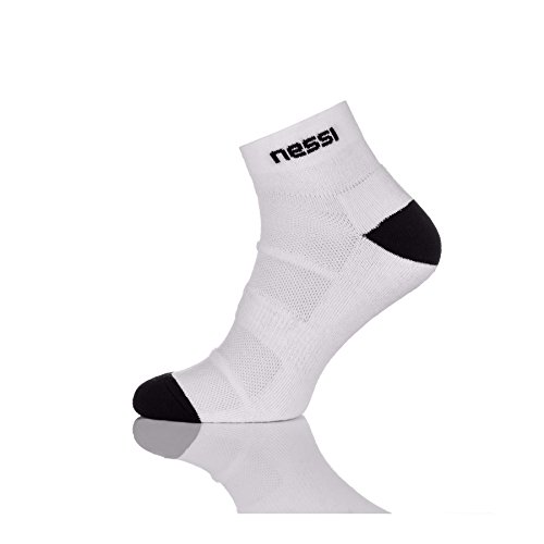 Nessi Sportsocken N Laufsocken Radsocken Tennissocken aus Baumwolle - Weiss, 44-46 Nessi Sportsocken N Laufsocken Radsocken Tennissocken aus Baumwolle - Weiss, 44-46 von Nessi