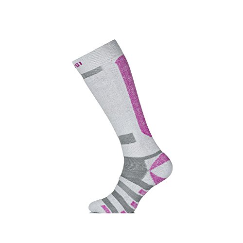 Skisocken Snowboardsocken Thermoaktiv Atmungsaktiv viele Farben und Gr��en Kinder Damen Herren Ski Snowboard, Gr. 35-37, grau/rosa Skisocken Snowboardsocken Thermoaktiv Atmungsaktiv viele Farben und Gr��en Kinder Damen Herren Ski Snowboard, Gr. 35-37, grau/rosa von Nessi