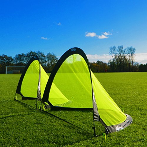 Flash Pop-Up Fussballtore für Garten, Dieses Tor Set ist als EIN Paar geliefert und in 3 Größen erhältlich - 0,76m, 1,2m oder 1,8, für sofortigen Spaß (1,2m (Paar)) von FORZA