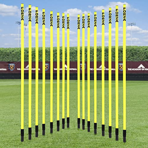 FORZA Slalomstangen – 1,5 ODER 1,8m sprunghafte Agilität Stangen – als 8er-Set oder 16er-Set erhältlich | Federbelastete Traingsstangen (Packung von 16, 1,8 m) FORZA Slalomstangen – 1,5 ODER 1,8m sprunghafte Agilität Stangen – als 8er-Set oder 16er-Set erhältlich | Federbelastete Traingsstangen (Packung von 16, 1,8 m) von FORZA