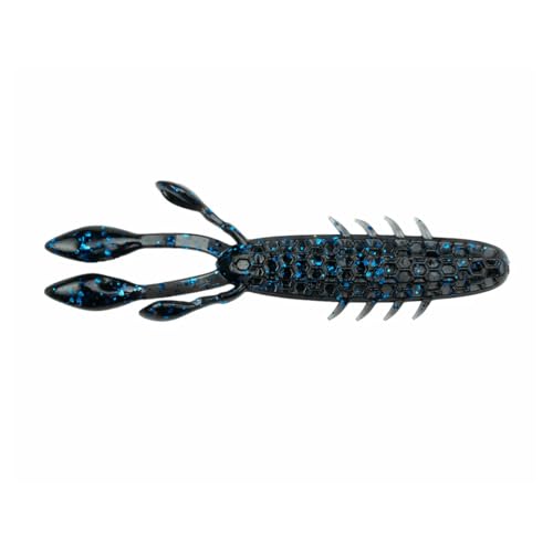 NetBait HexTek EKO Craw Supercharged with Baitfuel 8,9 cm EKO Craw - Black Blue Flake von NetBait