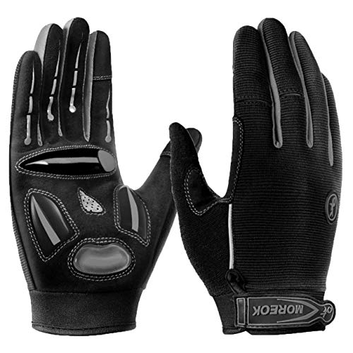 Neusky Fahrradhandschuhe Touchscreen Handschuhe (Schwarz-Grau, S) von Neusky