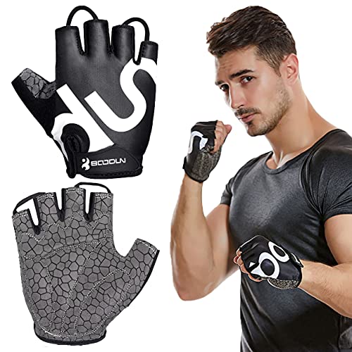 Neusky Fahrradhandschuhe für Männer & Frauen, Radsporthandschuhe Mountainbike Handschuhe Trainingshandschuhe für Damen und Herren, Ideal Fingerlos Handschuhe für MTB, Fitness und Sport (Schwarz, M) Neusky Fahrradhandschuhe für Männer & Frauen, Radsporthandschuhe Mountainbike Handschuhe Trainingshandschuhe für Damen und Herren, Ideal Fingerlos Handschuhe für MTB, Fitness und Sport (Schwarz, M) von Neusky