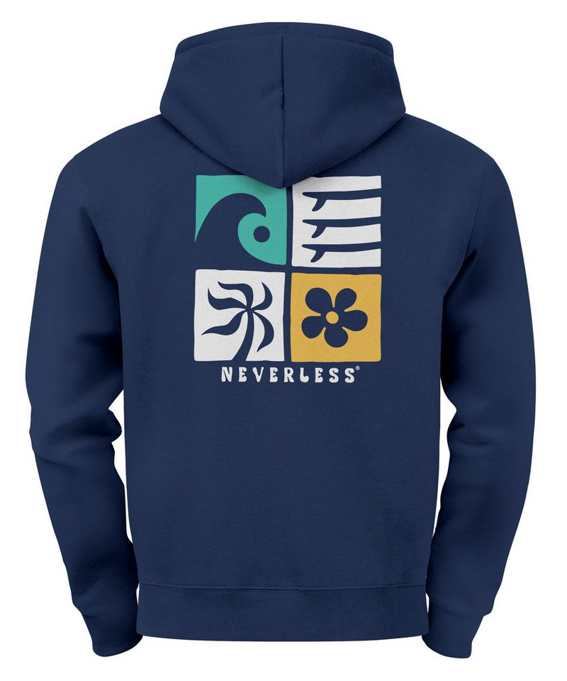 Neverless Hoodie Hoodie Backprint Herren Surfer Style Rückenaufdruck Icons Maritim Neverless Hoodie Hoodie Backprint Herren Surfer Style Rückenaufdruck Icons Maritim von Neverless