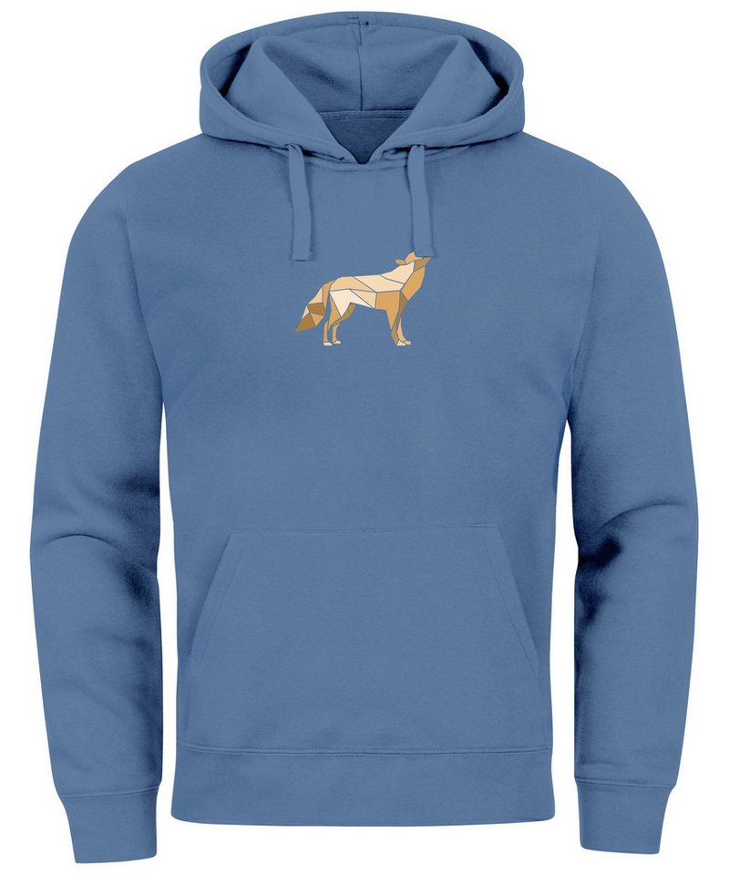 Neverless Hoodie Hoodie Herren Aufdruck Polygon Wolf Geometrie Motiv Kapuzen-Pullover Neverless Hoodie Hoodie Herren Aufdruck Polygon Wolf Geometrie Motiv Kapuzen-Pullover von Neverless