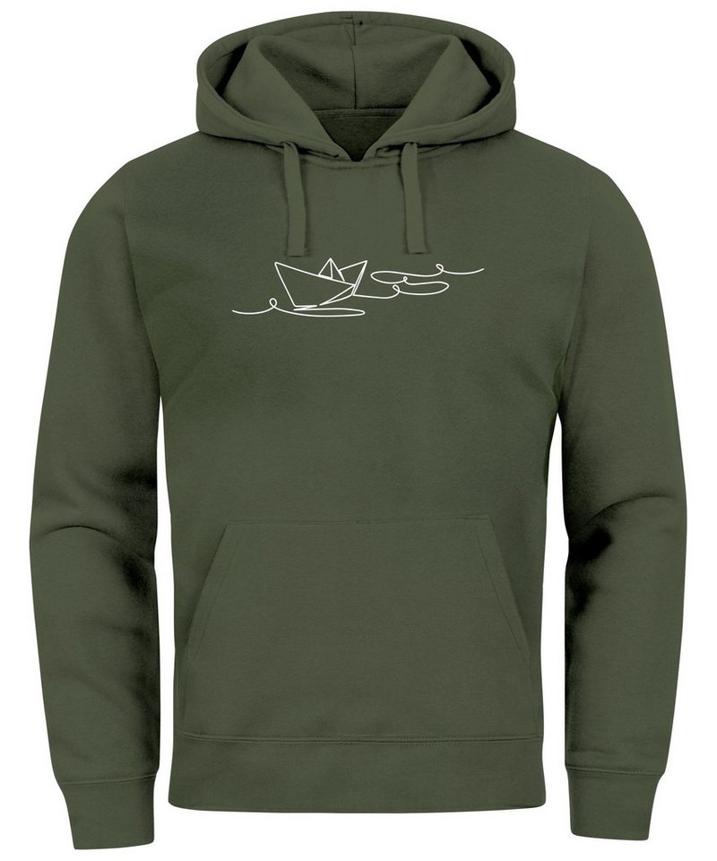 Neverless Hoodie Hoodie Herren Boot Polygon Papier-Schiff Origami Aufdruck Print Neverless Hoodie Hoodie Herren Boot Polygon Papier-Schiff Origami Aufdruck Print von Neverless