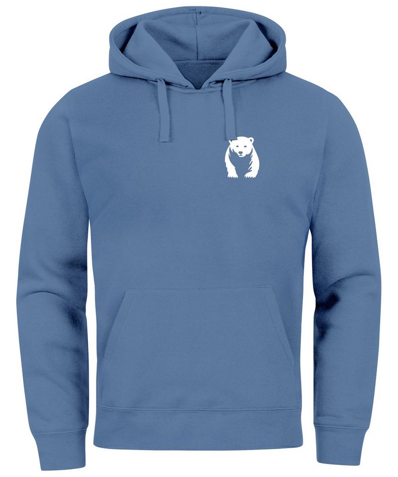 Neverless Hoodie Hoodie Herren Print Aufdruck Motiv Brustprint Logo Bär Natur Outdoor Neverless Hoodie Hoodie Herren Print Aufdruck Motiv Brustprint Logo Bär Natur Outdoor von Neverless